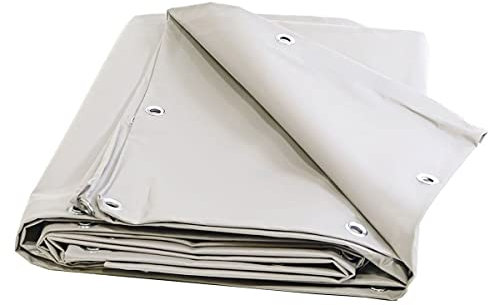 Tecplast Bâche Brise Vue Blanche 2x3 m XP640BV - Garantie 10 Ans - Brise Vent occultant - Pare Vue Jardin - Made in France