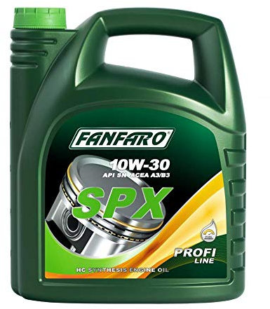 FANFARO Motoröl 10W-30 SPX Teilsynthetiköl Motor Öl ACEA A3/B4 API SN 5L