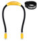 LEDGLE Halslampe LED Leselampe Buchlampe Wiederaufladbar, 3-Stufe Helligkeit, Tragbare und Flexibel, 6500-7000K, Gelb