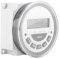 TOPINCN Programmierbare Schaltuhr Smart Control Digitaler Kunststoff Zeitrelais Ausgang 16A 7 Tage Wöchentlicher Zykluswechsel(220V)