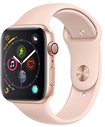 Apple Watch Series 4 44mm (GPS) - Cassa In Alluminio Color Oro Con Cinturino Sport Rosa Sabbia (Ricondizionato)