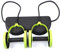 na Indoor Muskeltrainingsgerät Power Roll Bauchmuskeltraining Ganzkörper Workout Doppelrad Arm Taille Bein Trainer Home Gym Fitness, grün
