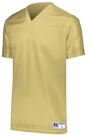 Russell Athletic Jungen Jugend Fußballtrikot mit Fester Flagge Hemd, Georgia Tech Gold, Large
