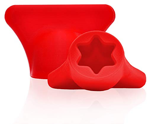 mix-slider - Teigblume für Thermomix, Teiglöser Zubehör für Vorwerk Küchenmaschine TM31 3D Gedruckt Made in Germany (Rot)