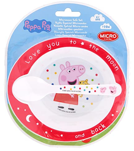 Baby-Geschirrset mit Schüssel und Löffel |Peppa Pig Little One