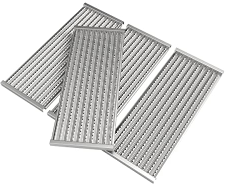 DcYourHome Edelstahl-Emitterplatten Ersatz für Charbroil 463247209 463241413 463247310 463224912 463231711 463241414, Char-Broil TRU-Infrarot 4-Brenner Grills vor 2015, Kenmore 463 268107, 4er-Pack