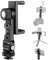 NEEWER Metall Handy Stativhalterung Adapter mit 4 Cold Shoes und drei 1/4 Schraubenlöchern, 360° horizontal drehbar, 180° neigbar Telefonhalterung kompatibel mit iPhone Samsung für Vlogging Streaming