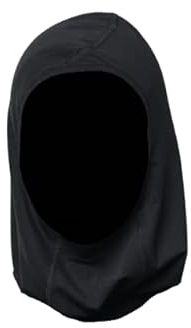 Greatfool Hijab Sport – Hijab zum Anziehen wie ein Schleier für Damen oder Herren für den Sport – Hijab Kleid - Hijab Damen muslimische – Turban Damen, Schwarz, One size