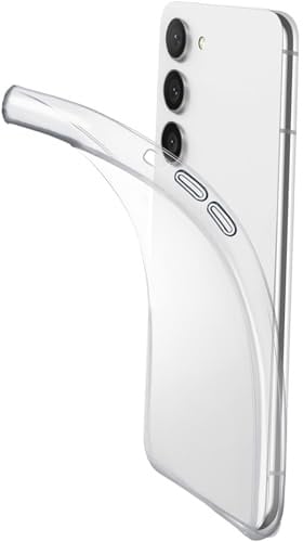 Cellularline - Fine - Galaxy S23 - Ultra dünn und transparent - transparente weiche Gummiabdeckungen