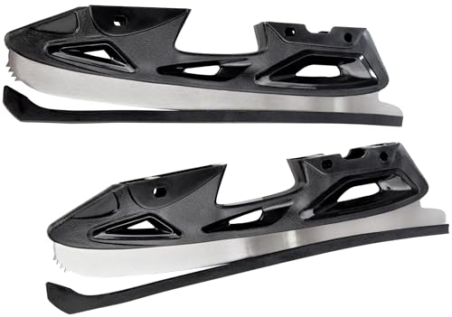 RAVEN Schlittschuhkufen für Inlineskates Pulse, Spirit, Expert, Balloon, Singer (43-46, Black)