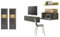 Furn.Design Wohnwand mit Sekretär/Schreibtisch in grau matt und Wotan Eiche Wohnkombination 5-teilig Wohnzimmer Schrankwand mit Home Office Arbeitsplatz Büromöbel 410 x 170 cm Center (Set 2)