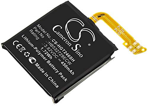 Cameron Sino Batteria di ricambio per Huawei GT2, 46 mm, GT2 Pro, Magic Watch 2 46 mm, MNS-B19 (450 mAh/1,72 Wh)