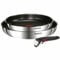 Tefal Ingenio Emotion - Juego de 2 Sartenes 22/26 cm + Mango extraíble, Apto inducción, antiadherentes, revestimiento titanio, Thermo-signal, apto lavavajillas y horno