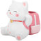 Porte-stylo en Forme de Chat Mignon, Porte-stylo en Résine, Porte-stylo en Forme D'animal, Porte-brosse de Maquillage Kawaii, Pot de Jardinière Succulente pour la Maison, le Bureau, Organisateur, Acce