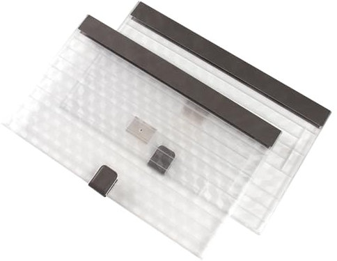 Sumgsn 1 x Aufbewahrungsbox für Tastenkappen, Behälter für 150 Tasten, transparent, mattiert, Magnetvitrine für 7U Leertaste/große Eingabetaste für XDA Cherry DSA OEM-Profil, mechanische Tastatur (1)