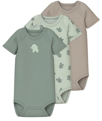 Name it baby Herren Sea Foam Nbmbody 3P Ss Elephant Noos, Numeric_98 (3er Pack)