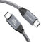 ULT-WIIQ 240W PD 3.1 Câble USB C vers USB C 3.2 Gen 2x2 Charge Rapide 20Gbps Haute Vitesse Transfert de Données 4K@60Hz Vidéo Nylon Tressé Câble USB C pour iPhone 15 Pro MacBook Samsung 0,5M