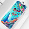 XIYUNTE Baby Bath Mat Non Slip Anti Mould, 100x40cm Extra Long Bathtub Mat Anti Slip Shower Mat with Suction Cups and Drain Holes, Cartoon Patterned for Kids, Machine Washable, Coral