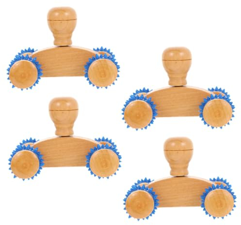 PLAFOPE 4stücke -massageroller Handheld Für Rücken Beine Und Nacken Effektive Muskelentspannung Und Durchblutungsförderung Mit Praktischem Design