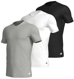 Adidas Herren V Neck Shirt (3pk) - Active Core Cotton Baselayer-Shirt (3er Pack)