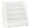 GYMAX Kids Bookcase, 4-Tier Wooden Children Bookshelf with Deep Compartments, Toddler Book Storage Rack for Kid's Room Kindergarten (White)