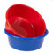 SIDCO Schüssel 2 x Kunststoff Küchenschüssel Spülschüssel Salat Rührschüssel Set 32cm