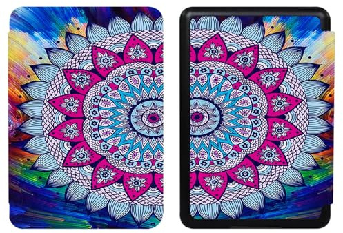 GUKSRASO Case Compatible with Kindle Voyage (2014 Model: NM460GZ), PU Protective Cover with Auto Sleep/Wake