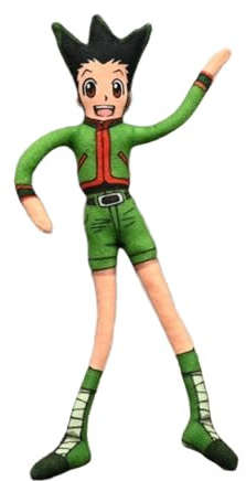 Tongyundacheng Lustige Anime-Plüschfigur Hisoka/Killua Zaoldyeck/Gon Freecss Plüsch Cartoon abstrakte Figur Kissen Auto Sofa Dekorationen Geschenk für Anime-Fans, 28 cm