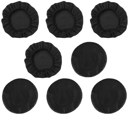 8 Piezas Fundas Elásticas Lavables para Auriculares | Protección contra el Sudor para Gimnasio, Fundas para Auriculares de Tela Flexible, para Auriculares, para Gym, Gami