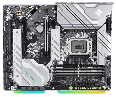 schede madri Fit For ASRock Z690 STEEL LEGEND/D5 LGA 1700 Supporta CPU I9-14900KF I7-12700K I5-12400F INTEL 4xDDR5 M.2 PCIe 5.0 ATX