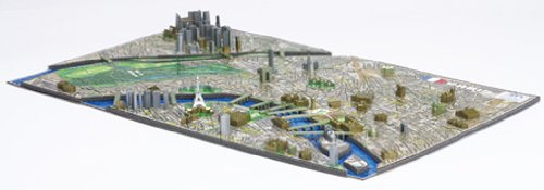 4D CITY SCAPE TIME PUZZLE Paris 77-055 (japan import)