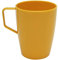Harfield Beakers Mugs with Handle (Yellow 280ml) Pack of 4 Virtually Unbreakable Polycarbonate Plastic