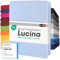 CelinaTex Jersey Spannbettlaken Lucina Doppelpack 140x200-160x200cm Aqua blau 100% Baumwolle gekämmt bis 26cm Matratzenhöhe Spannbettbezug, Leintuch, Bettlaken, elastisch, Strech, Oeko-Tex