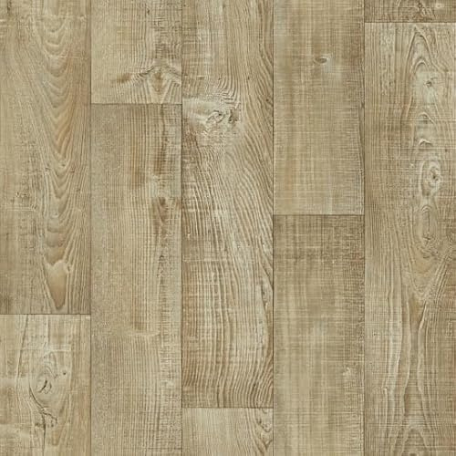 Sol PVC Best - Imitation parquet Mélèze Brun Clair - Rouleau de 4m x 3.00m