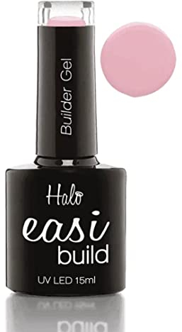 Pure Nails Halo Easi Build LED/UV Builder Gel Collection - Dare 2 Bare Pink 8ml (N3019)