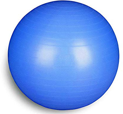 FSTBB75B Total Body Balance Ball | swisse Ball (55 65 75 85 95 cm) | Palla Svizzera Grande per Yoga, Pilates, Palestra a casa, Fitness, Gravidanza, potenziamento, Ginnastica (Blu, 75 cm)
