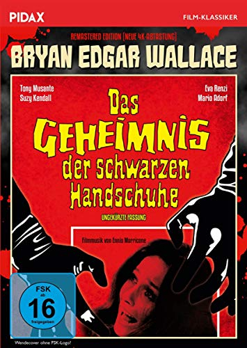Bryan Edgar Wallace: Das Geheimnis der schwarzen Handschuhe - Remastered Edition / Spannender Gruselkrimi mit Starbesetzung + Bonusmaterial (Pidax Film-Klassiker)