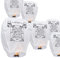 JIELUO Farolillos Voladores 100% Bio | Pack de 6 | 100% Eco biodegradables