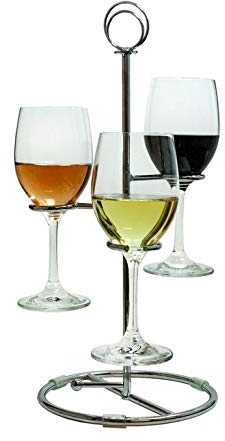 Oenophilia Jacqueline Weinheber mit drei Stielen, Glas