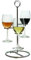 Oenophilia Jacqueline Weinheber mit drei Stielen, Glas
