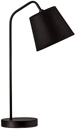 Pauleen 48082 True Elegance Tischleuchte {Leistung_Naming} E14 Schreibtischlampe Schwarz Tischlampe 230V Metall/Stoff