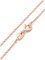 NaturSchatulle Feine Silberkette Rosegold 925 Sterling Silber 40-80cm Halskette ohne Anhänger Damen 1,2mm Ankerkette Ringverschluss Panzerkette (80cm)