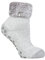 HEAT HOLDERS - 1 Paar Bettsocken Damen Stoppersocken abs antirutsch kuschelsocken socken in 8 farbig 37-42 eur (Silbergrau (Queenstown))
