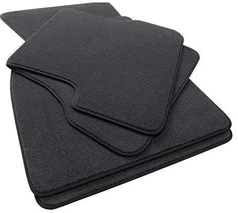 tuning-art 5J-164 Luxus Fußmatten passend für BMW X3 G01 xDrive sDrive 2018-, Naht:Schwarz