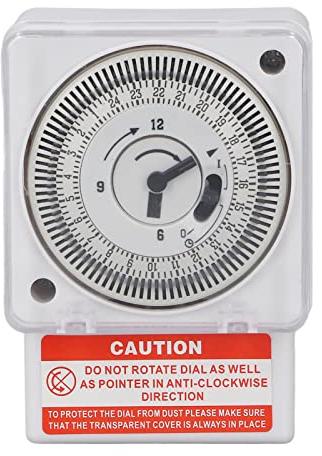 24 Hour Mechanical Box Timer Switch 5 Minute Interval Clock Type Industrial Timer Pool Pump Timer