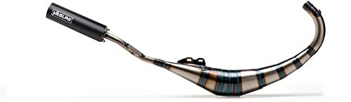 Yasuni Pot d'échappement R2 noir pour Aprilia RS50, Rieju RS2 et TZR