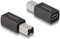 Delock USB 2.0 Adapter USB Type-C(TM) Buchse zu Typ-B Stecker