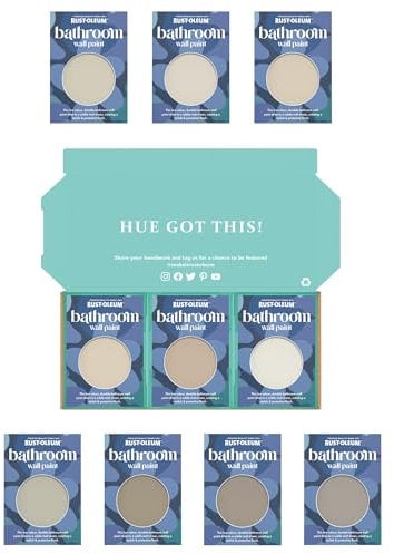 Rust-Oleum Bathroom Wall Paint in Matt Finish - Restful Neutrals Tester Box