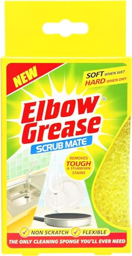 Elbow Grease Scrub Mate – Removes Tough And Stubborn Stains Non-Scratch And Flexible Scrubber (1)