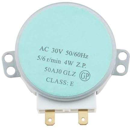 The Lord of the Tools Turntable Synchronous Motor Pallet Synchronous Motor Microwave Oven Accessories Compatible with GALANZ GAL-5-30-TD Microwave Oven